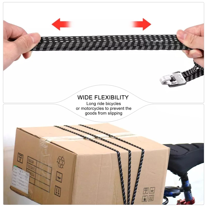 68cm Bicycle Luggage Elastic Rope Bicycle Hook Strap Belt Durable Box Packaging Rope Tie Equipment Cycling Bicycle Accessories
68cm Bicycle Luggage Elastic Rope Bicycle Hook Strap Belt Durable Box Packaging Rope Tie Equipment Cycling Bicycle Accessories