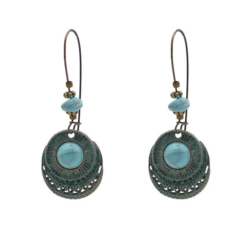 Boho Vintage Copper Green Leaf Ethnic Dangle Earrings For Women 2020 New Fashion Round Hollow Drop Earrings Party Jewelry Gifts
Boho Vintage Copper Green Leaf Ethnic Dangle Earrings For Women 2020 New Fashion Round Hollow Drop Earrings Party Jewelry Gifts