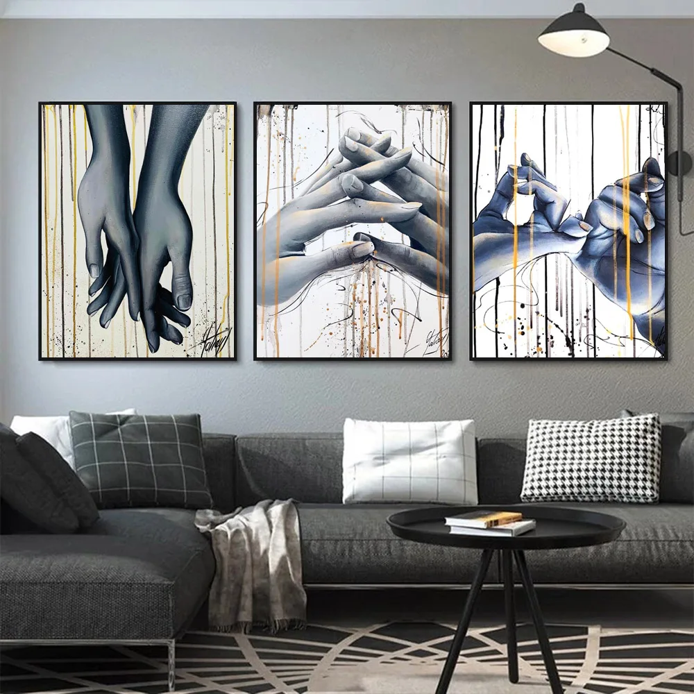 Nordic fashion love touch canvas painting hand in hand poster office wall painting living room bedroom home decoration mural
Nordic fashion love touch canvas painting hand in hand poster office wall painting living room bedroom home decoration mural