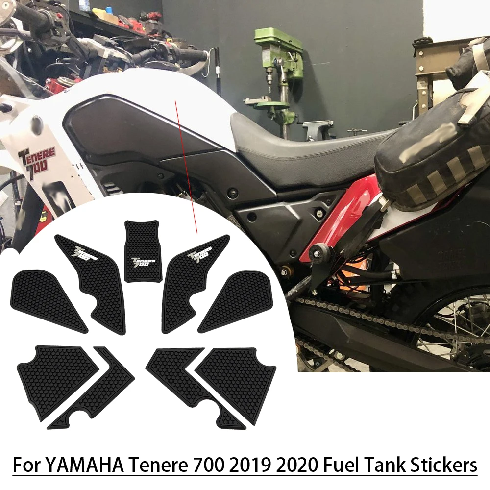 Motorcycle Non-slip Side Fuel Tank Knee Grip Pad Waterproof pad Stickers For YAMAHA Tenere 700 T700 XTZ 690 T 700 2019-2020
Motorcycle Non-slip Side Fuel Tank Knee Grip Pad Waterproof pad Stickers For YAMAHA Tenere 700 T700 XTZ 690 T 700 2019-2020