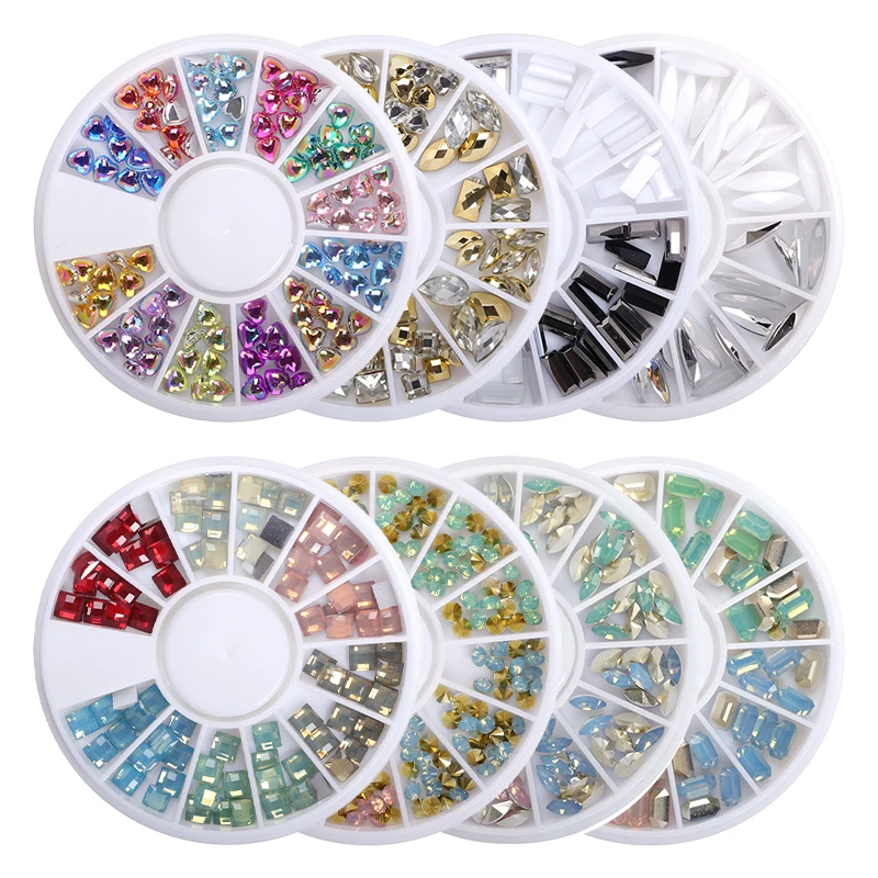 1 Pcs Nail Wheel Decoration Rhinestone Stone Design Nail Art Accessories Diy 3D Glitter Gem Nails Tool Manicure Jewelry
1 Pcs Nail Wheel Decoration Rhinestone Stone Design Nail Art Accessories Diy 3D Glitter Gem Nails Tool Manicure Jewelry