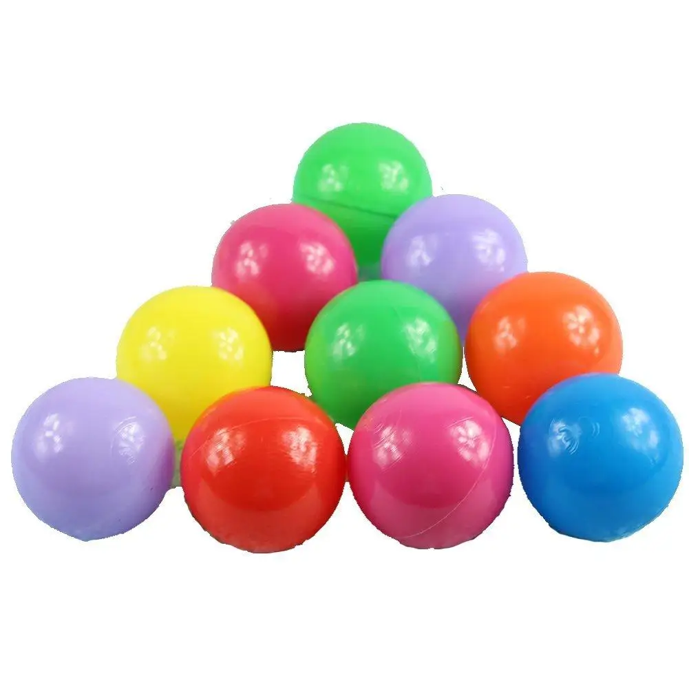 Babrit Pack of 100 Phthalate Free BPA Free Crush Proof Plastic Ball Ocean Balls Pit Balls - 6 Bright Colors
Babrit Pack of 100 Phthalate Free BPA Free Crush Proof Plastic Ball Ocean Balls Pit Balls - 6 Bright Colors