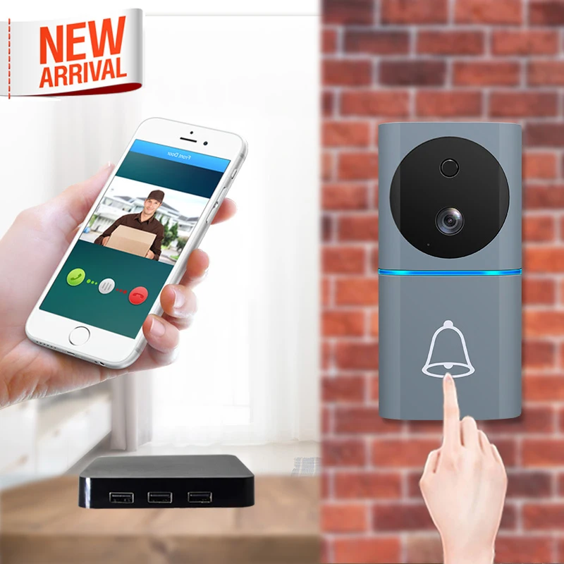 2019 New Motion Sensor Ring Doorbell Wifi Video Door Bell with 1080P Camera iOs Android Cordless Door Bell with Remote Unlock
2019 New Motion Sensor Ring Doorbell Wifi Video Door Bell with 1080P Camera iOs Android Cordless Door Bell with Remote Unlock