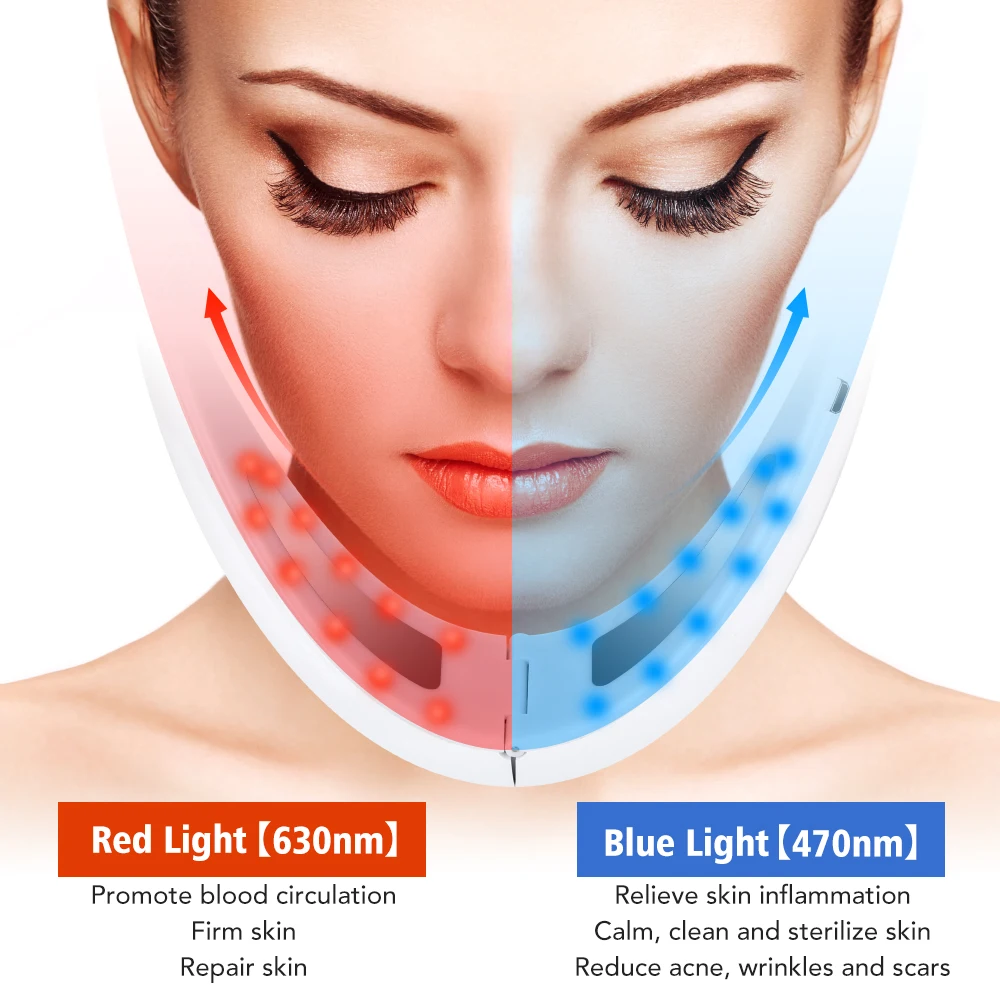 EMS Facial Lifting Device LED Photon Therapy Face Slimming Vibration Massager Double Chin V Line Lift Belt Cellulite Jaw Device
EMS Facial Lifting Device LED Photon Therapy Face Slimming Vibration Massager Double Chin V Line Lift Belt Cellulite Jaw Device