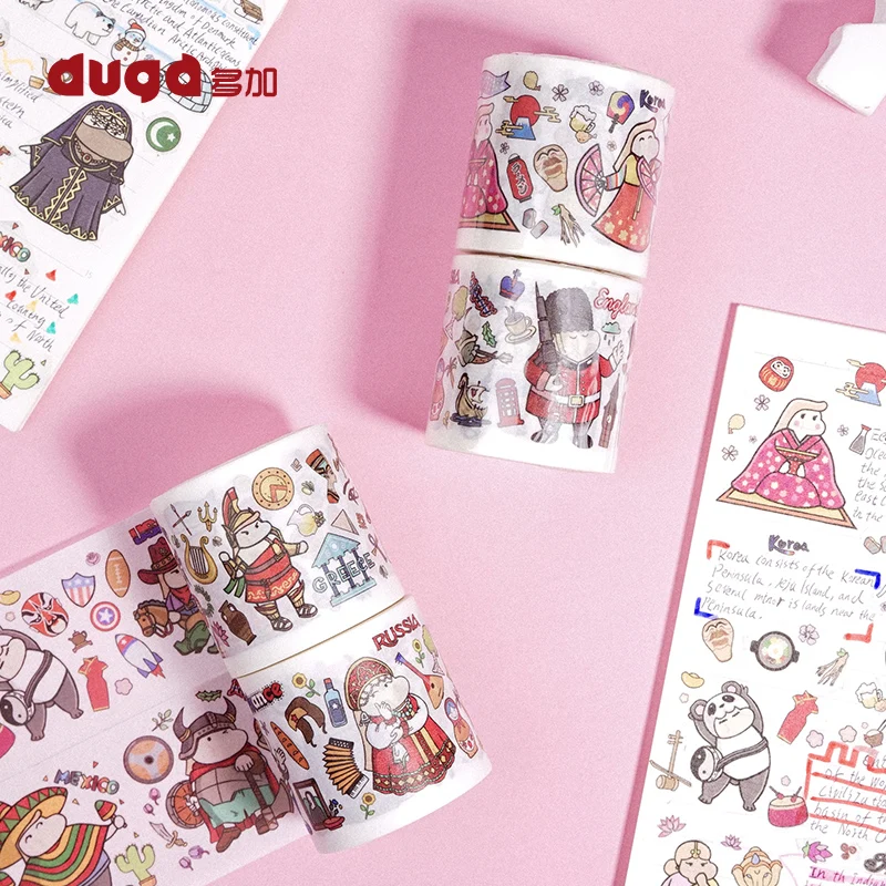 Kawaii Travel Life Masking Paper Bullet Diary Washi Tape Crafts and Scrapbooking Sticker School Stationery Supplies
Kawaii Travel Life Masking Paper Bullet Diary Washi Tape Crafts and Scrapbooking Sticker School Stationery Supplies