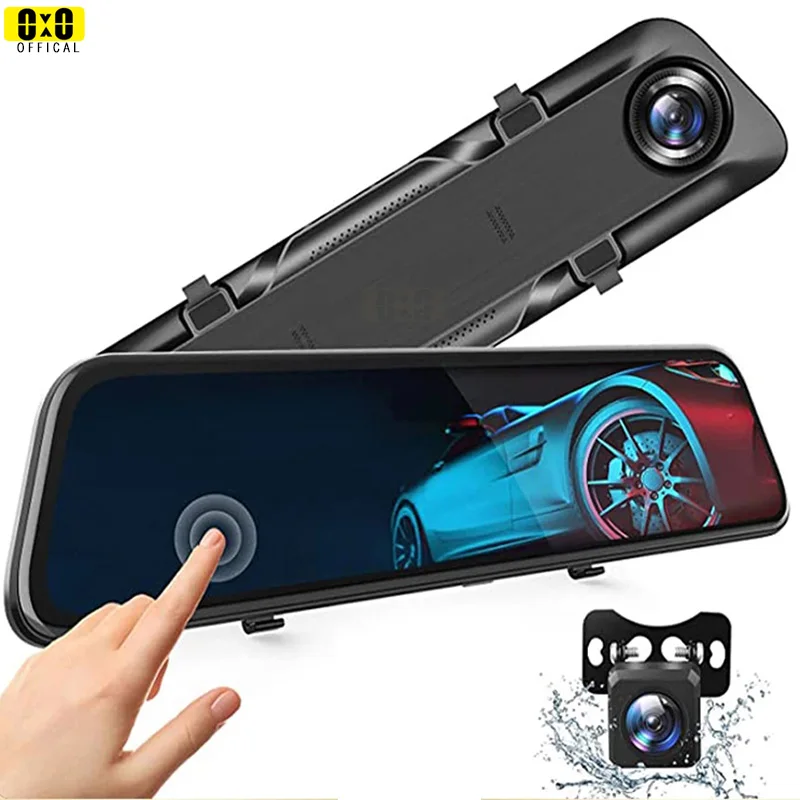 NVNUVU 2K 12Inch Mirror DVR Dash Cam for Car Dvr Touch Screen 1080P Rearview Camera Night Vision Auto Register Vehicle Black Box
NVNUVU 2K 12Inch Mirror DVR Dash Cam for Car Dvr Touch Screen 1080P Rearview Camera Night Vision Auto Register Vehicle Black Box