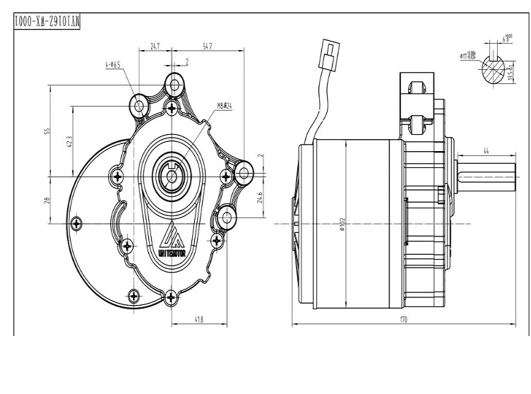 250w 24v 75rpm / 120rpm low speed brushed gear motor, 44mm long, 17mm shaft diameter, DC gear brushed motor for electric wheelch
250w 24v 75rpm / 120rpm low speed brushed gear motor, 44mm long, 17mm shaft diameter, DC gear brushed motor for electric wheelch