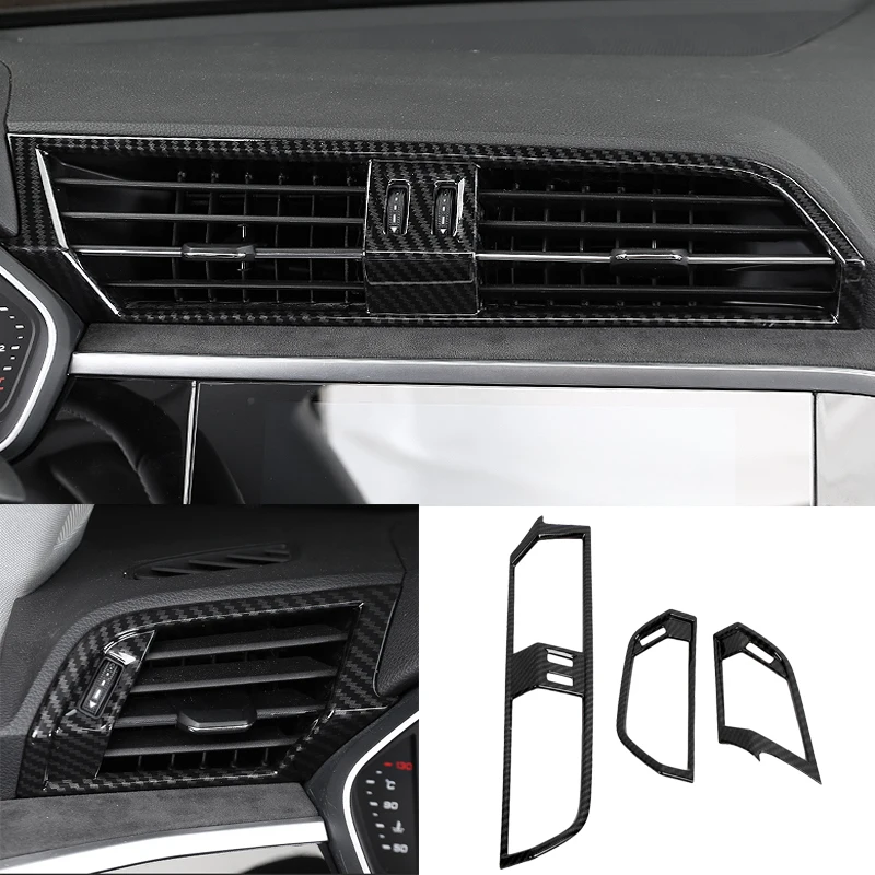 Car Styling Car Interior Center Console Air Condition Decor Trim Side Air Outlet Frame Decoration Cover For Audi Q3 2019 LHD
Car Styling Car Interior Center Console Air Condition Decor Trim Side Air Outlet Frame Decoration Cover For Audi Q3 2019 LHD