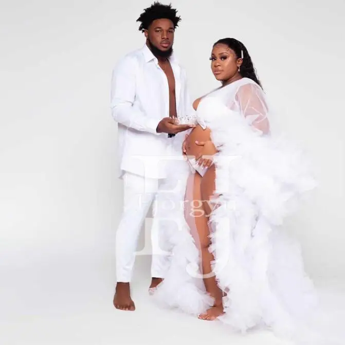 Maternity Shoot Women Party Dress Tulle Maternity Dresses Tiered Sleeve Sexy Sheer Vintage Bridal Wear Robe Dress Fluffy
Maternity Shoot Women Party Dress Tulle Maternity Dresses Tiered Sleeve Sexy Sheer Vintage Bridal Wear Robe Dress Fluffy