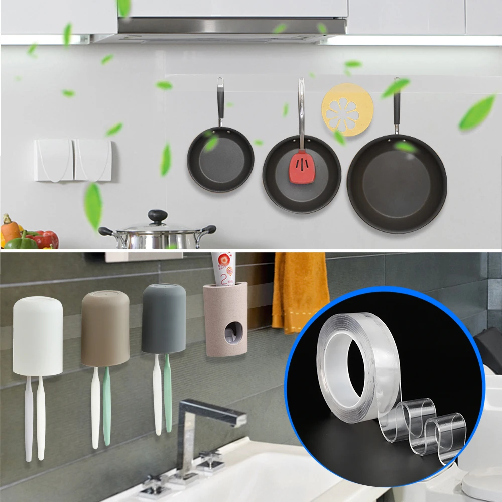 1/2/3/5m Reusable Double-Sided Adhesive Nano Traceless Tape Removable Sticker Adhesive Loop Disks Tie Glue Gadget
1/2/3/5m Reusable Double-Sided Adhesive Nano Traceless Tape Removable Sticker Adhesive Loop Disks Tie Glue Gadget