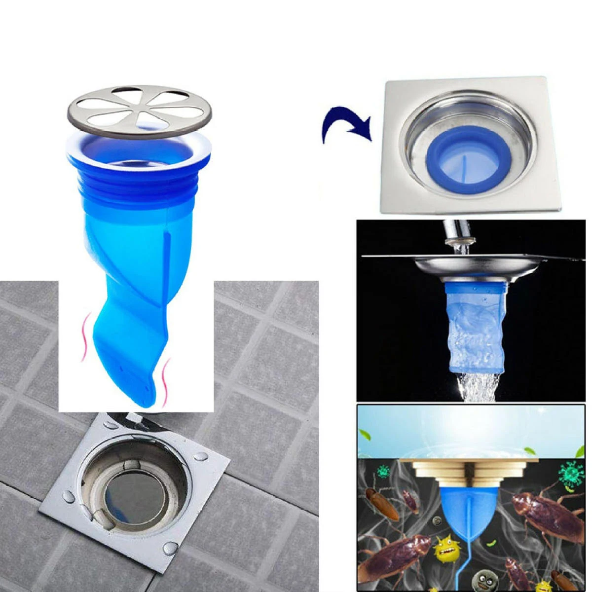 4PCS Silicone Floor Drain Deodorant Core Bathroom Sewer Bathroom Kitchen Insect-Proof Anti-Odor
4PCS Silicone Floor Drain Deodorant Core Bathroom Sewer Bathroom Kitchen Insect-Proof Anti-Odor