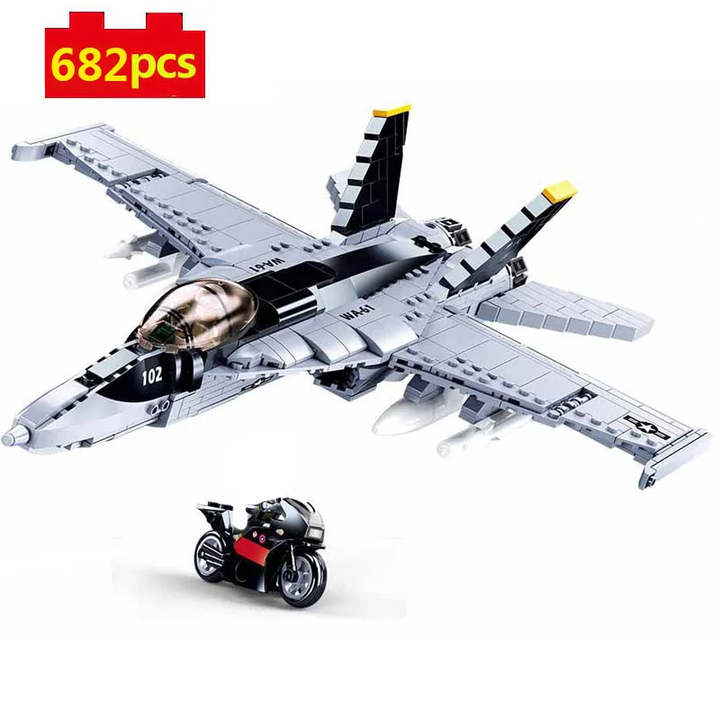 Military Series World War U.S. Air Force F/A-18 Strike Fighter pilot Figure DIY Model Building Blocks Bricks Toys Gifts
Military Series World War U.S. Air Force F/A-18 Strike Fighter pilot Figure DIY Model Building Blocks Bricks Toys Gifts