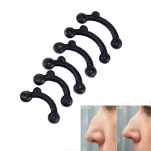 6PCS/Set 3 Sizes Beauty Nose Up Lifting Bridge Shaper Massage Tool No Pain Nose Shaping Clip Clipper Women
