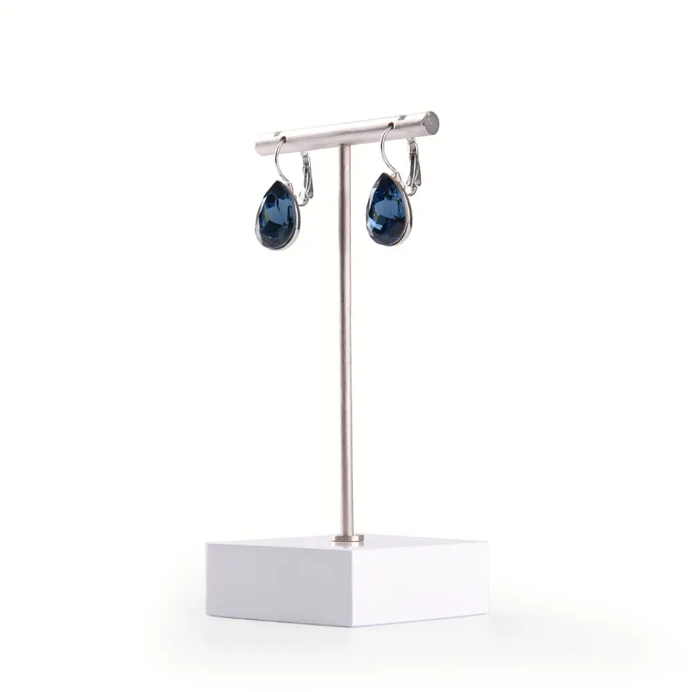 Oirlv White T Shape Metal Earrings Display Stand with Acrylic Jewelry Organizer Rack for Shop Counter Customized 
Oirlv White T Shape Metal Earrings Display Stand with Acrylic Jewelry Organizer Rack for Shop Counter Customized