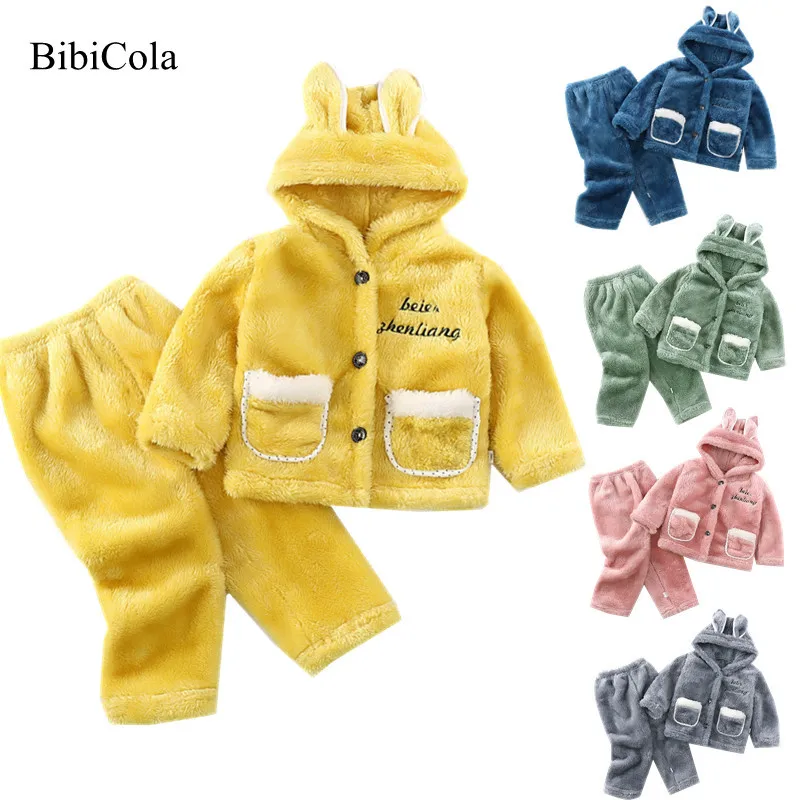 Autumn Winter Children Boy Girl Pajamas Sets Clothes Soft Flannel Fleece Pyjamas Baby Warm Cartoon Bear Sleepwear Kids Home Suit
Autumn Winter Children Boy Girl Pajamas Sets Clothes Soft Flannel Fleece Pyjamas Baby Warm Cartoon Bear Sleepwear Kids Home Suit