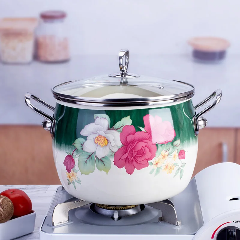 Enamel pan Casserole Soup pot Stew pot Stainless Steel Pot Induction Cooker Kitchen Cookware Boilers Steamer Non-Stick Pan 22cm
Enamel pan Casserole Soup pot Stew pot Stainless Steel Pot Induction Cooker Kitchen Cookware Boilers Steamer Non-Stick Pan 22cm