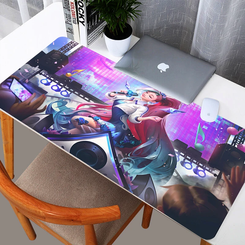 LOL KDA ALL OUT Seraphine Gaming Mouse Pad Customized 3mm Thickness Large Rubber Mouse Mat Desk Keyboard Mats Size 400mm*900mm
LOL KDA ALL OUT Seraphine Gaming Mouse Pad Customized 3mm Thickness Large Rubber Mouse Mat Desk Keyboard Mats Size 400mm*900mm