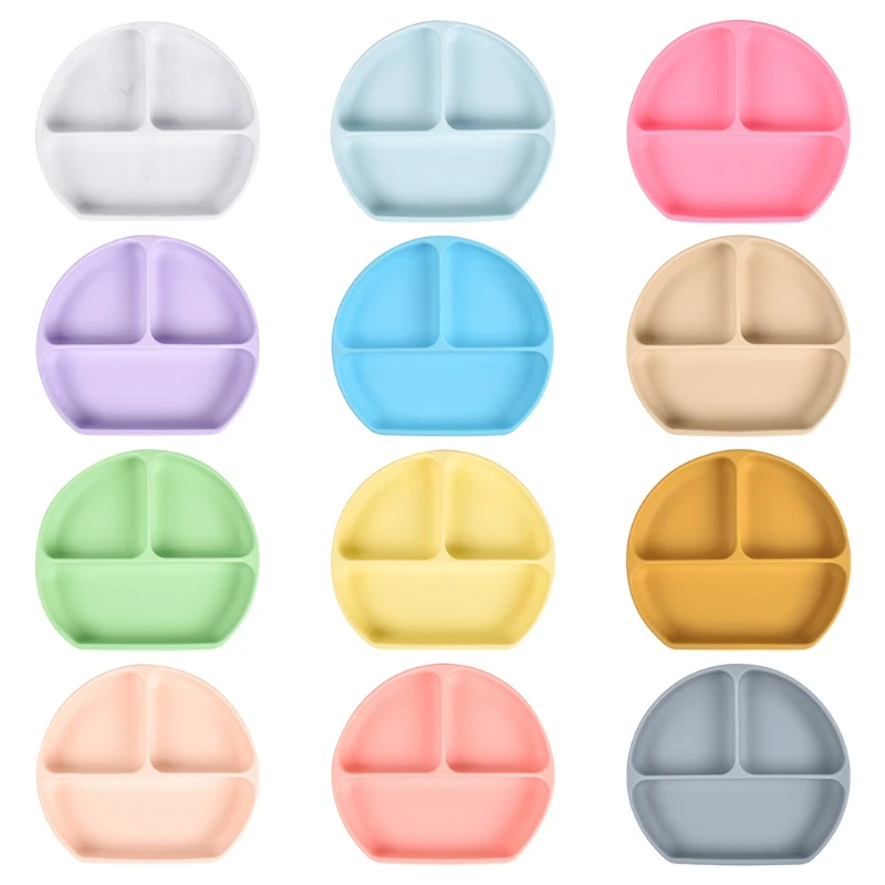 Baby Divided Dinner plate Silicone Infant Toddler Learning Feeding Dish Anti-Slip dinnerware kid tableware
Baby Divided Dinner plate Silicone Infant Toddler Learning Feeding Dish Anti-Slip dinnerware kid tableware