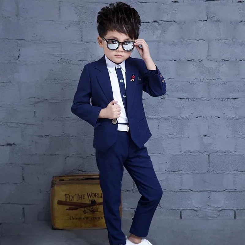 High quality Children Boys Suit sets Kids Blazer Boys Formal Suit For wedding flower boys Tuxedo party clothes Jackets 2pcs 3-10
High quality Children Boys Suit sets Kids Blazer Boys Formal Suit For wedding flower boys Tuxedo party clothes Jackets 2pcs 3-10