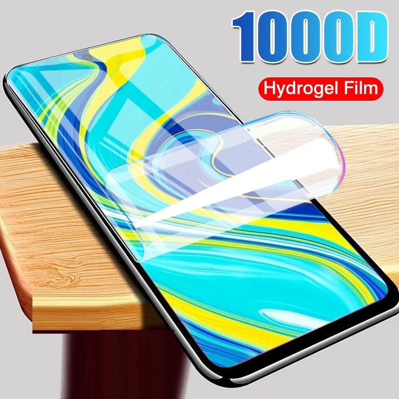 Гидрогелевая пленка для Xiaomi Redmi Note10 Pro 9 9S 9A 9C 9T 5 Plus 6 Защита экрана Mi Pocophone Poco X3 NFC F3 M3