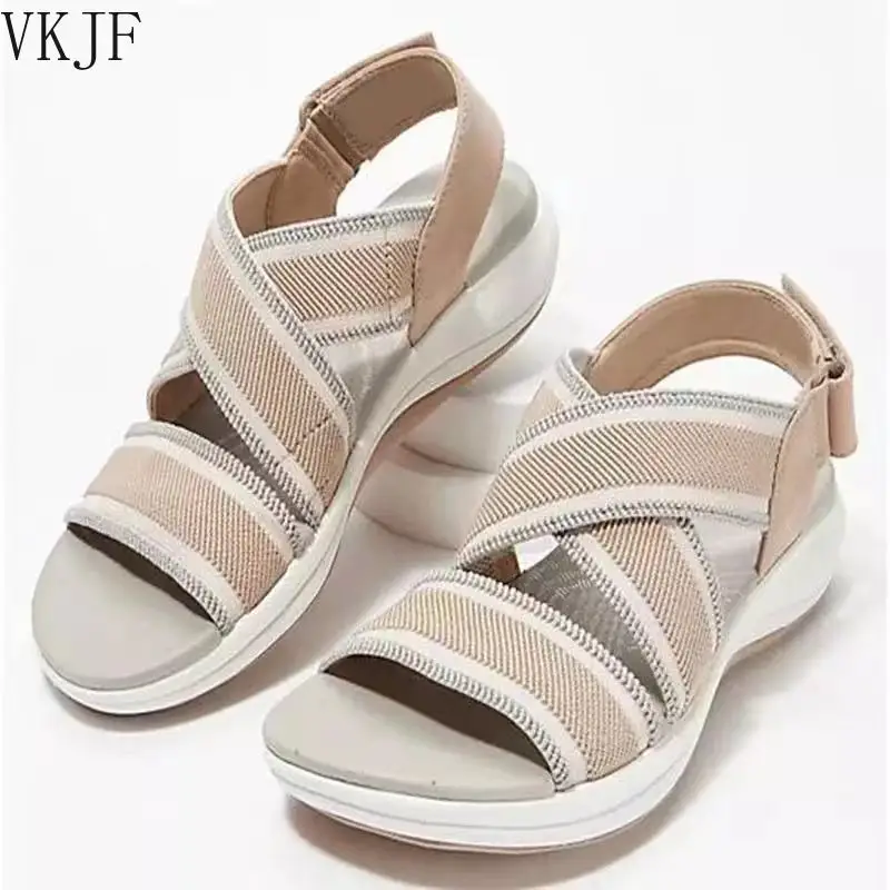 Women Sandals Peep Toe Casual Summer Shoes Elastic Ladies Hook Loop Plus Size Female Fashion Footwear New 2021 Platform
Women Sandals Peep Toe Casual Summer Shoes Elastic Ladies Hook Loop Plus Size Female Fashion Footwear New 2021 Platform