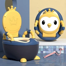 0-4 Years Old Childrens Pot Soft Baby Potty Plastic Road Pot Infant Cute Baby Toilet Seat Boys And Girls Potty Trainer Seat WC