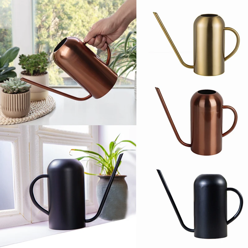 1500ML Stainless Steel Watering Pot Long Mouth Flower Plants Spray Can Portable Gardening Kettle
1500ML Stainless Steel Watering Pot Long Mouth Flower Plants Spray Can Portable Gardening Kettle