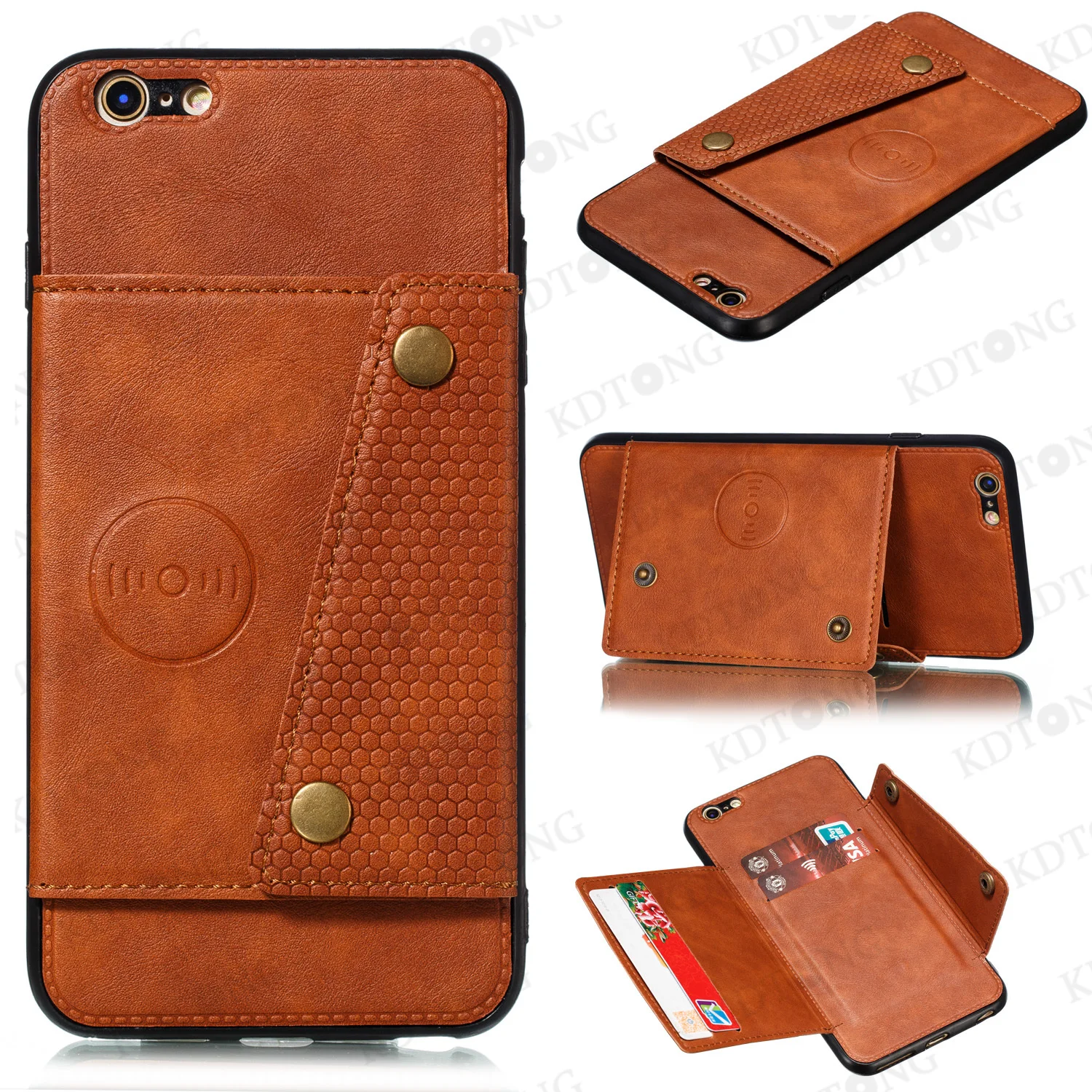 Hot Sale Luxury Leather Phone Case For iPhone 6 Wireless Magnetic Double Buckle Card Holder Hidden Bracket Solid Color Cover
Hot Sale Luxury Leather Phone Case For iPhone 6 Wireless Magnetic Double Buckle Card Holder Hidden Bracket Solid Color Cover