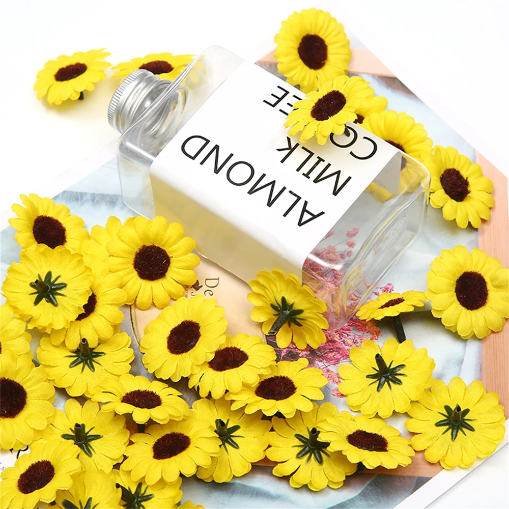 50Pcs Silk Artificial Flower Sunflower Christmas Party Wedding Home Decoration Accessories For Living Room Flower For Decoration
50Pcs Silk Artificial Flower Sunflower Christmas Party Wedding Home Decoration Accessories For Living Room Flower For Decoration