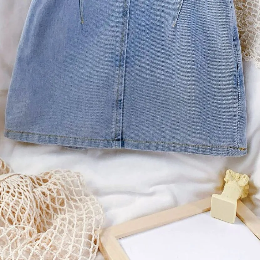 Toddler Baby Kids Girls Princess Summer Sundress Puff Sleeve Denim Dress Cowboy Princess Casual Dresses Party Dress Cute Clothes
Toddler Baby Kids Girls Princess Summer Sundress Puff Sleeve Denim Dress Cowboy Princess Casual Dresses Party Dress Cute Clothes