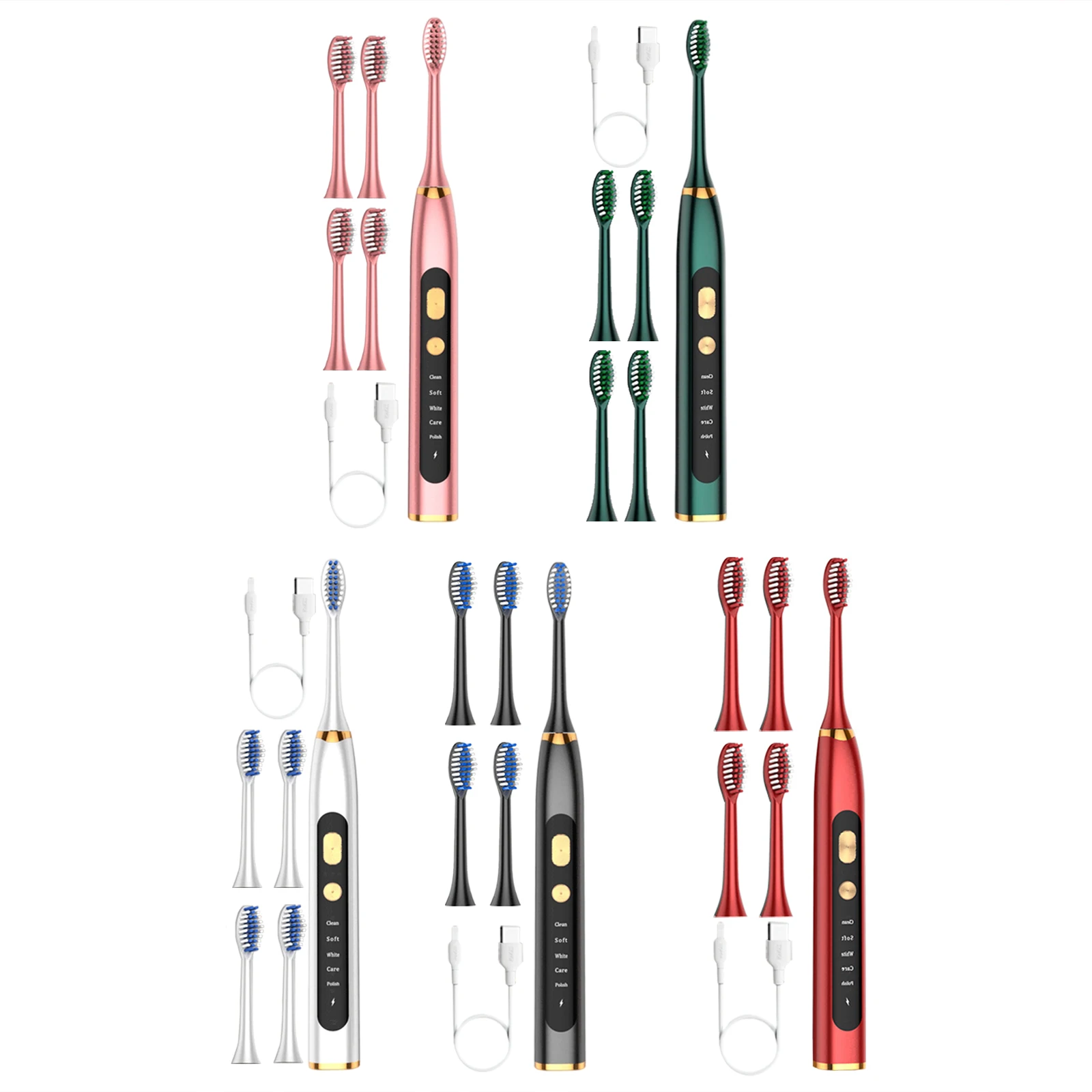 Ultra Whitening Toothbrush with Travel Case 15 Day Using Time for Kids Men Women Ultra Sonic Motor Smart timers
Ultra Whitening Toothbrush with Travel Case 15 Day Using Time for Kids Men Women Ultra Sonic Motor Smart timers