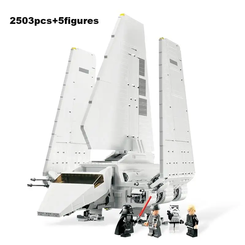 Building Blocks Sky MOC Serie Wars The Imperial Shuttle Model Enlighten Figure Toys for Boys Children Gift
Building Blocks Sky MOC Serie Wars The Imperial Shuttle Model Enlighten Figure Toys for Boys Children Gift