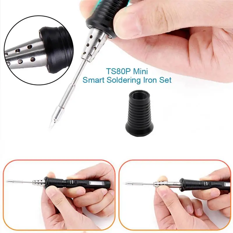 Minidso TS80P Electric Soldering Iron Set PD2.0 QC3.0 Power Supply Mini Smart Soldering Iron 100-400℃ Station Welding Tools
Minidso TS80P Electric Soldering Iron Set PD2.0 QC3.0 Power Supply Mini Smart Soldering Iron 100-400℃ Station Welding Tools