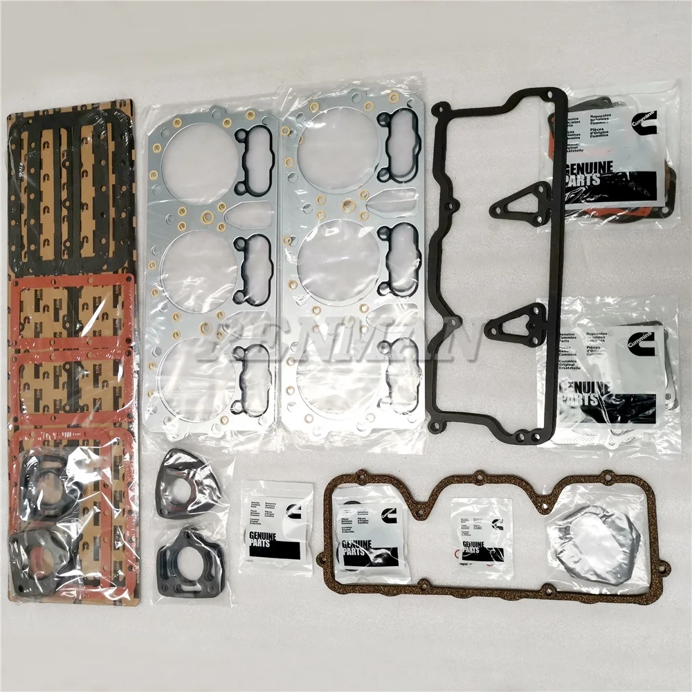 Cummins Engine Parts Upper Repair Kit V28 VTA28 Upper Gasket Kit 3803697 3801406 3033792 3011413
Cummins Engine Parts Upper Repair Kit V28 VTA28 Upper Gasket Kit 3803697 3801406 3033792 3011413