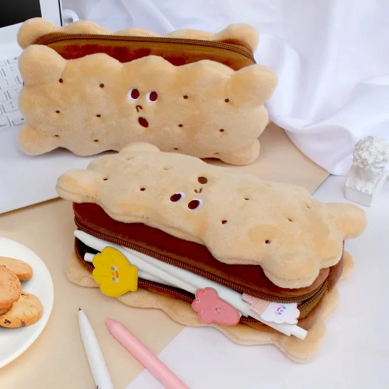 Ins Creative Novelty Cute Cartoon Sandwich Cookie Pencil Case Plush Student Storage Large Capacity Stationery Box
Ins Creative Novelty Cute Cartoon Sandwich Cookie Pencil Case Plush Student Storage Large Capacity Stationery Box