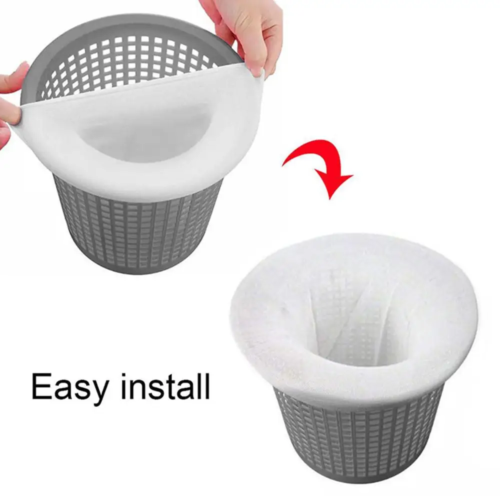 5 Pcs Skimmer Basket Filter Removes Leaves Cleaning Tool Durable Pool Skimmer Socks Protection Pump Nylon Elastic
5 Pcs Skimmer Basket Filter Removes Leaves Cleaning Tool Durable Pool Skimmer Socks Protection Pump Nylon Elastic