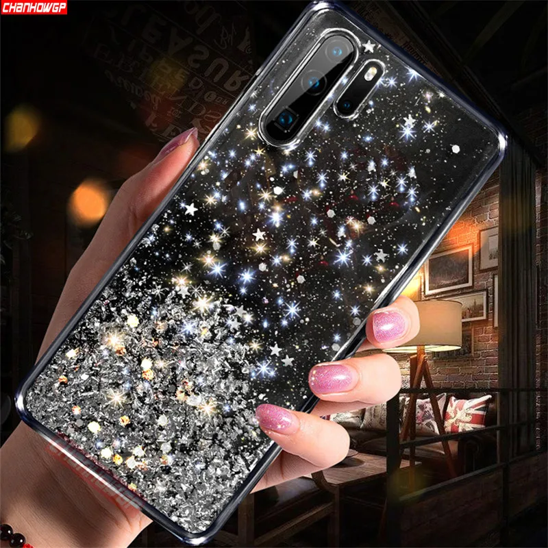Блестящий Мягкий силиконовый чехол для Huawei Nova 6 SE 5 5T 5i Pro 4 4E 3E 3i 3 2S Plus блестящий