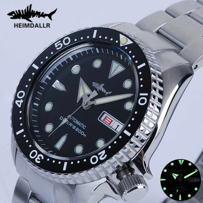 Мужские часы для дайвера HEIMDALLR SKX007 с черным циферблатом, сапфировым стеклом, Водонепроницаемость 200 м, Япония NH36A, механические часы для мужч...
Мужские часы для дайвера HEIMDALLR SKX007 с черным циферблатом, сапфировым стеклом, Водонепроницаемость 200 м, Япония NH36A, механические часы для мужч...