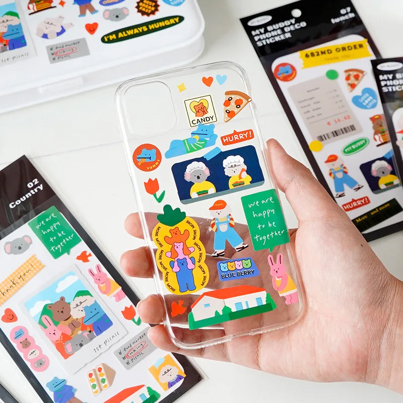 1Pcs Cute Cartoon Animals Coil Sticker Book Creative Decoration Collage DIY Material Decorative Sticker Scrapbooking Stationery
1Pcs Cute Cartoon Animals Coil Sticker Book Creative Decoration Collage DIY Material Decorative Sticker Scrapbooking Stationery