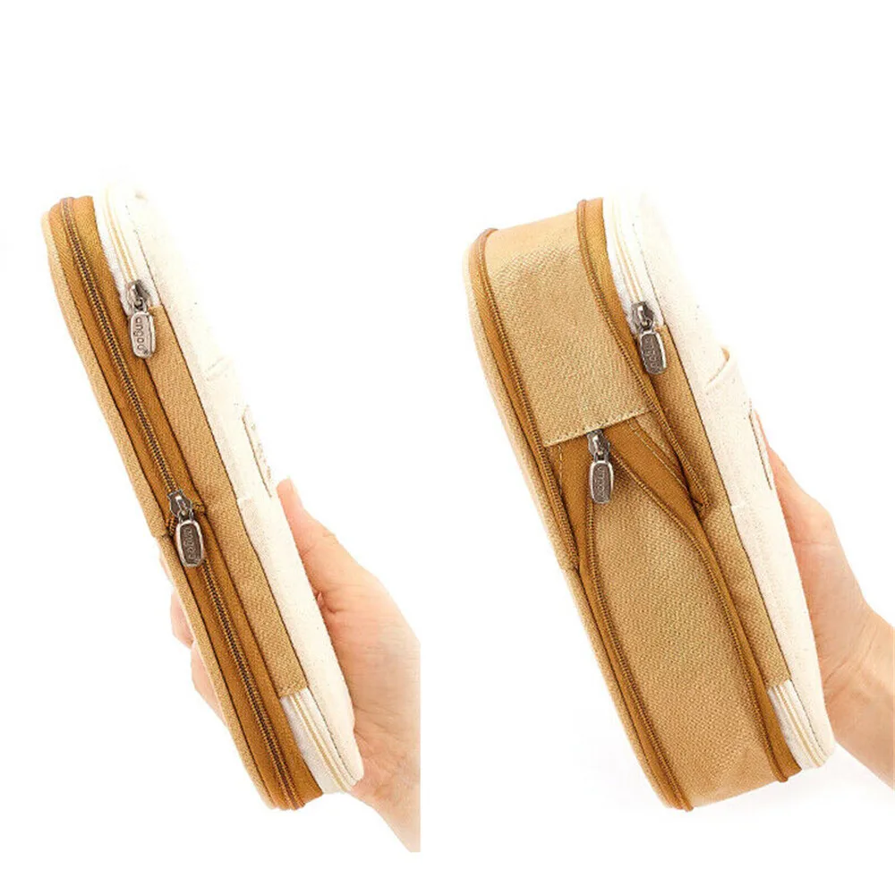 Big Zipper Pencil Bag Canvas Zip School Pen Pencil Case Stationery 0rganizer Storage Bag Pencilcase Office Supplies
Big Zipper Pencil Bag Canvas Zip School Pen Pencil Case Stationery 0rganizer Storage Bag Pencilcase Office Supplies