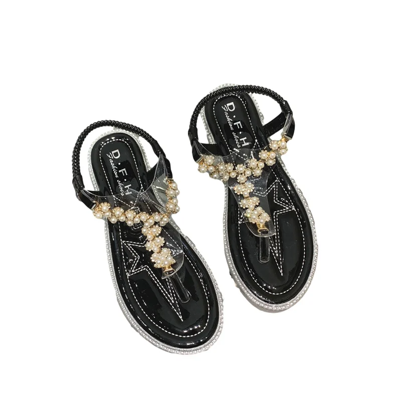 2021 Summer Flat Sandal Shoe All-Match Suit Female Beige Clear Heels Without Beach Comfort New Elastic Band Black Gladiator Gir
2021 Summer Flat Sandal Shoe All-Match Suit Female Beige Clear Heels Without Beach Comfort New Elastic Band Black Gladiator Gir