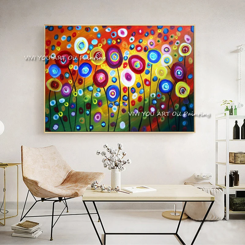 Red Green Blue Yellow 100% Handmade Flower Sea Abstract Picture Modern Original Oil Painting Art Design Canvas Living Room Decor
Red Green Blue Yellow 100% Handmade Flower Sea Abstract Picture Modern Original Oil Painting Art Design Canvas Living Room Decor