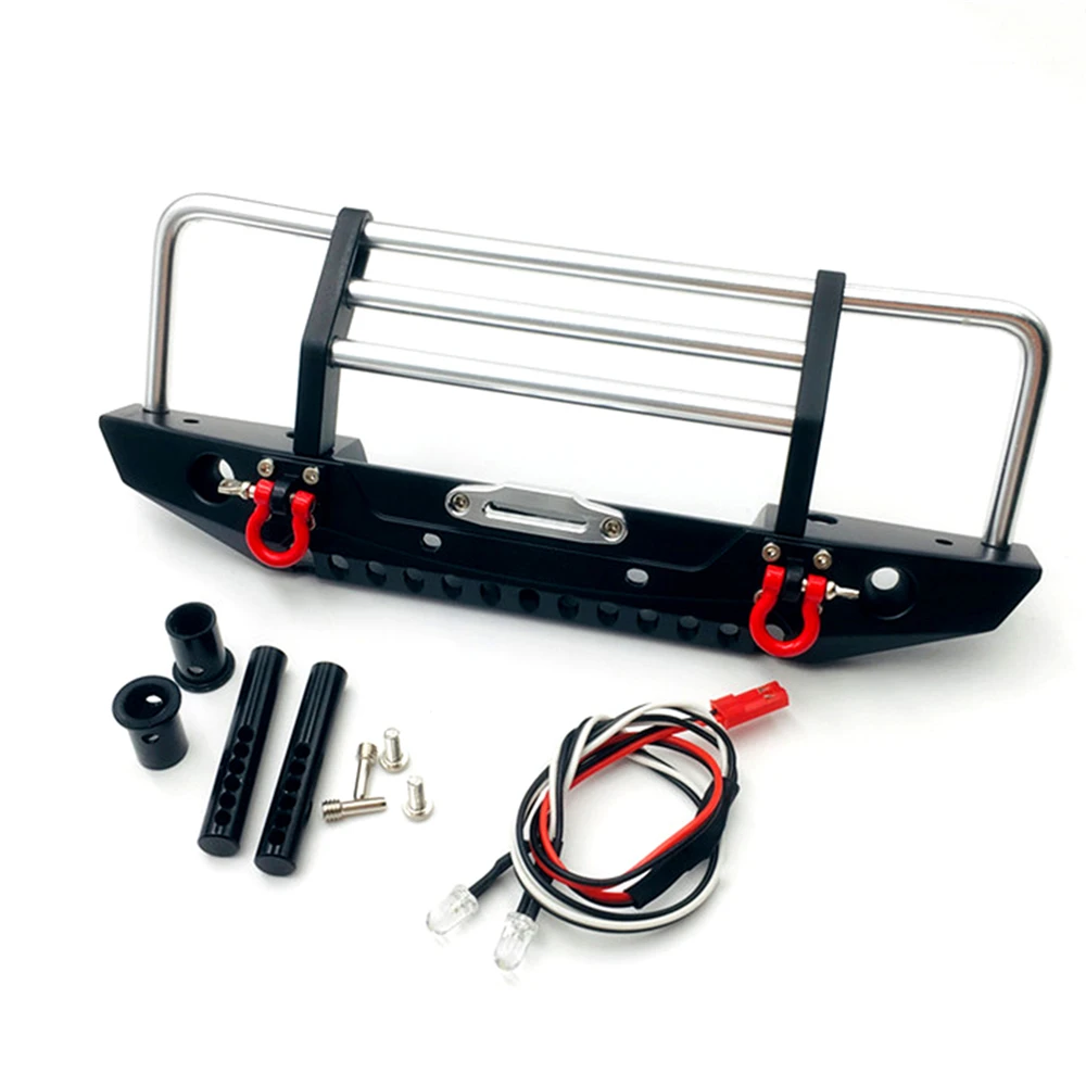Metal Front Bumper with 2 Hooks for 1/10 Redcat Racing GEN8 Scout II RC Crawler Car Parts Accessories
Metal Front Bumper with 2 Hooks for 1/10 Redcat Racing GEN8 Scout II RC Crawler Car Parts Accessories