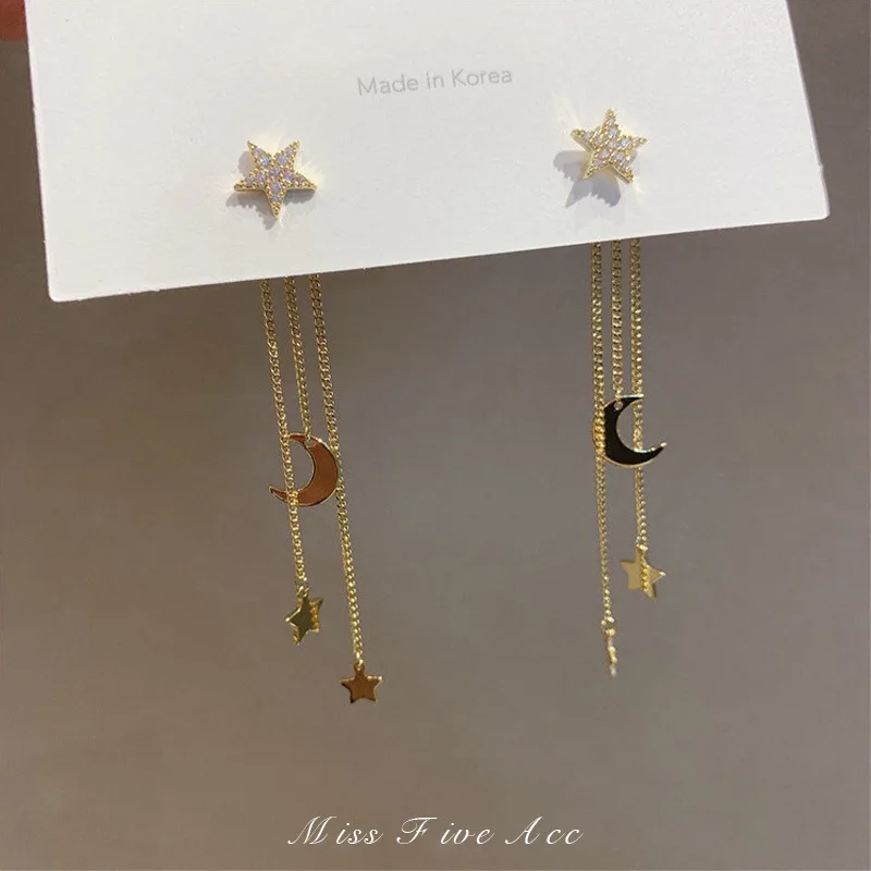 2020 New Jewelry Women Earring aesthetic Long Stars Hanging Earrings for Women Bijoux Korean Fashion bride wedding Accessories
2020 New Jewelry Women Earring aesthetic Long Stars Hanging Earrings for Women Bijoux Korean Fashion bride wedding Accessories