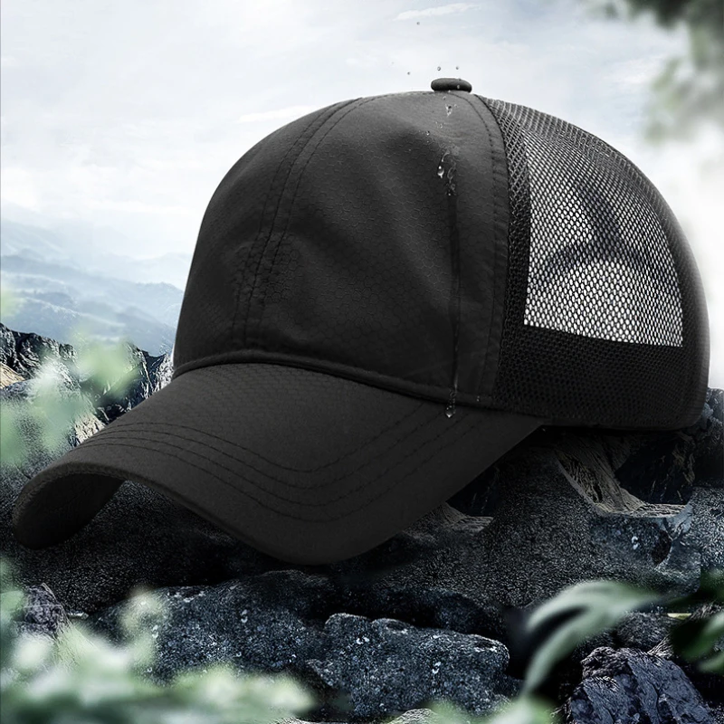 Adjustable Snapback Baseball Cap Unisex Summer Thin Dad Mesh Hat Portable Quick Dry Breathable Sun Hat for Golf Tennis Fishing
Adjustable Snapback Baseball Cap Unisex Summer Thin Dad Mesh Hat Portable Quick Dry Breathable Sun Hat for Golf Tennis Fishing