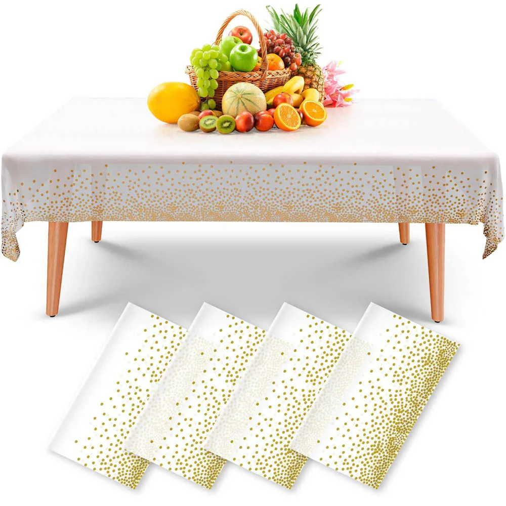 Bronzing Disposable Tablecloth Golden Rose Gold Silver High-End Tablecloth Birthday Wedding Party Decoration
Bronzing Disposable Tablecloth Golden Rose Gold Silver High-End Tablecloth Birthday Wedding Party Decoration
