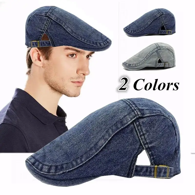Men's Cowboy Berets Hat Classic Vintage Fashion Adjustable Sun Visor Cap Unisex Cotton Duckbill Cap
Men's Cowboy Berets Hat Classic Vintage Fashion Adjustable Sun Visor Cap Unisex Cotton Duckbill Cap