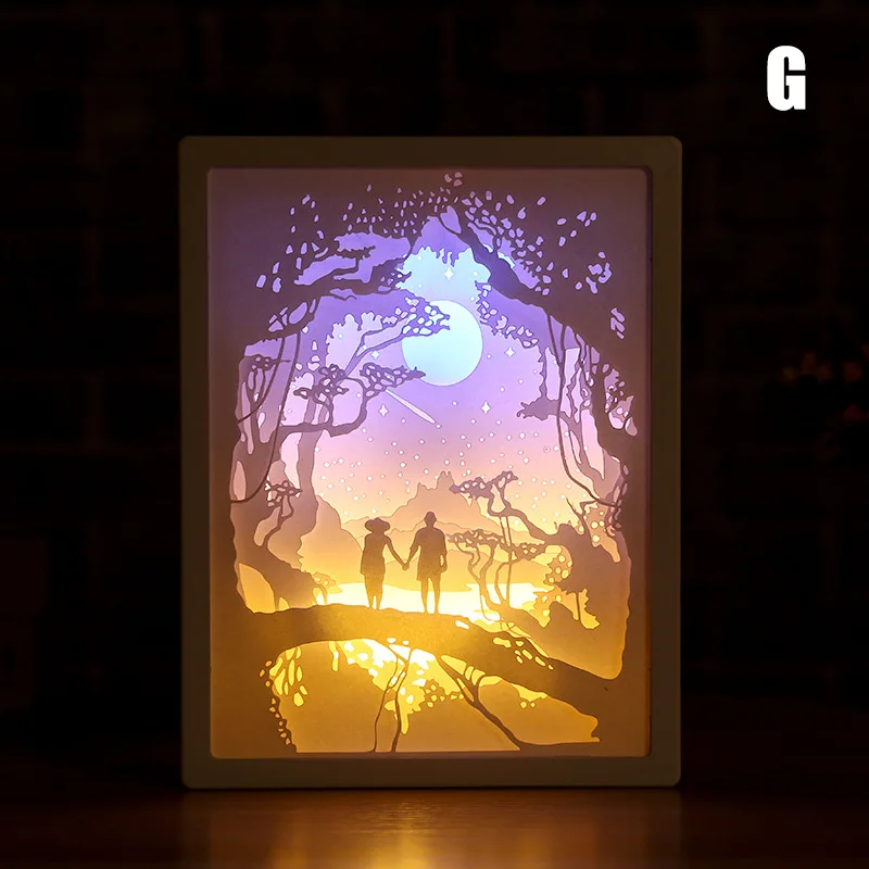 Art Decoration 3D Paper Carving Light Lamp LED Gift for Home Bedroom Bedside New JS23
Art Decoration 3D Paper Carving Light Lamp LED Gift for Home Bedroom Bedside New JS23