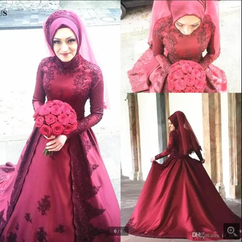 2021 Vestido De Festa burgundy satin a line prom dress long sleeve lace appliques beaded sequins vintage party dresses high neck
2021 Vestido De Festa burgundy satin a line prom dress long sleeve lace appliques beaded sequins vintage party dresses high neck