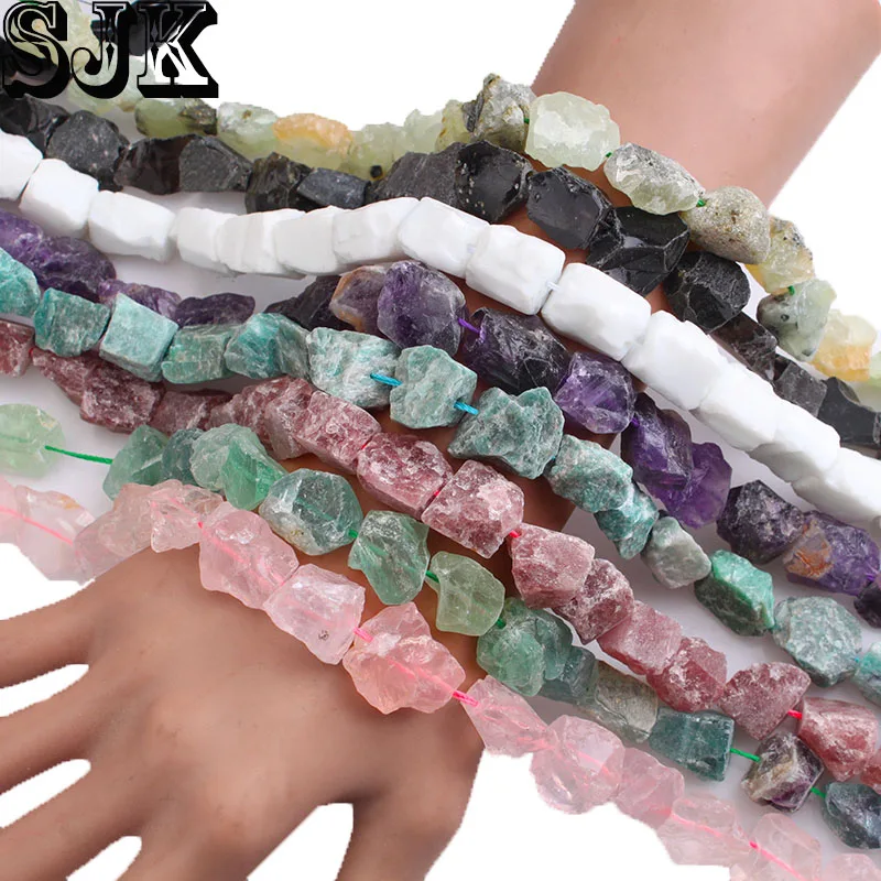 Natural Irregular Freeform Raw Stone Rough Crystal Amethysts Tiger Eye 14-18mm Minerals Crystal Beads Diy Jewelry Making
Natural Irregular Freeform Raw Stone Rough Crystal Amethysts Tiger Eye 14-18mm Minerals Crystal Beads Diy Jewelry Making
